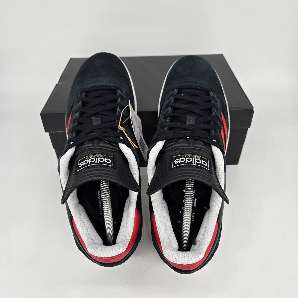 New Adidas Busenitz Pro 'Black Scarlet' Men's Skateboarding Shoes Size 9.5 - Picture 5 of 8